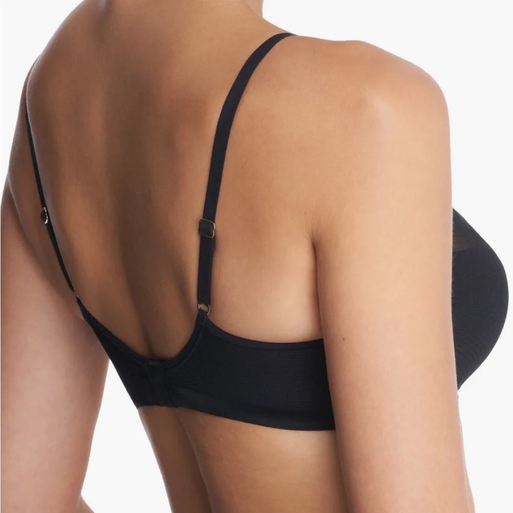 Natori Black Mesh Underwire Bra